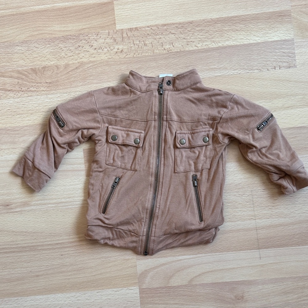 Kate Quinn Brown Jacket Bamboo, 6-12m